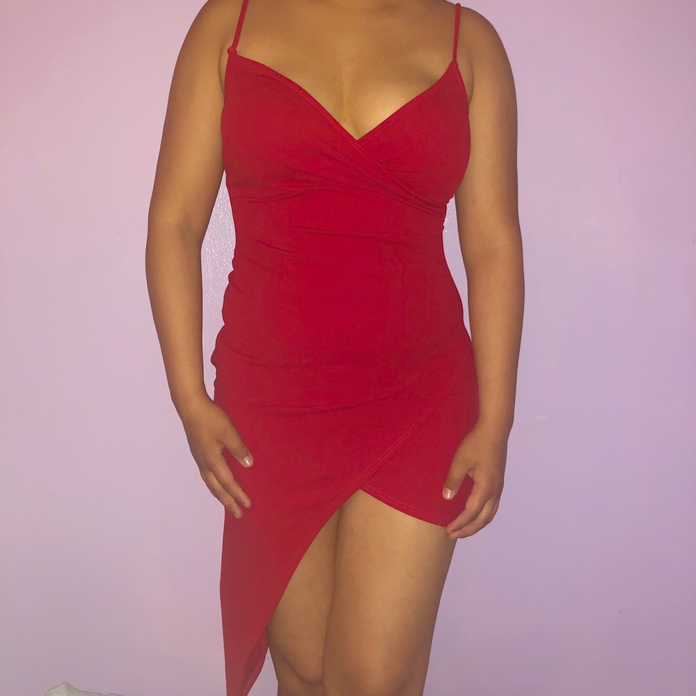 Red dress